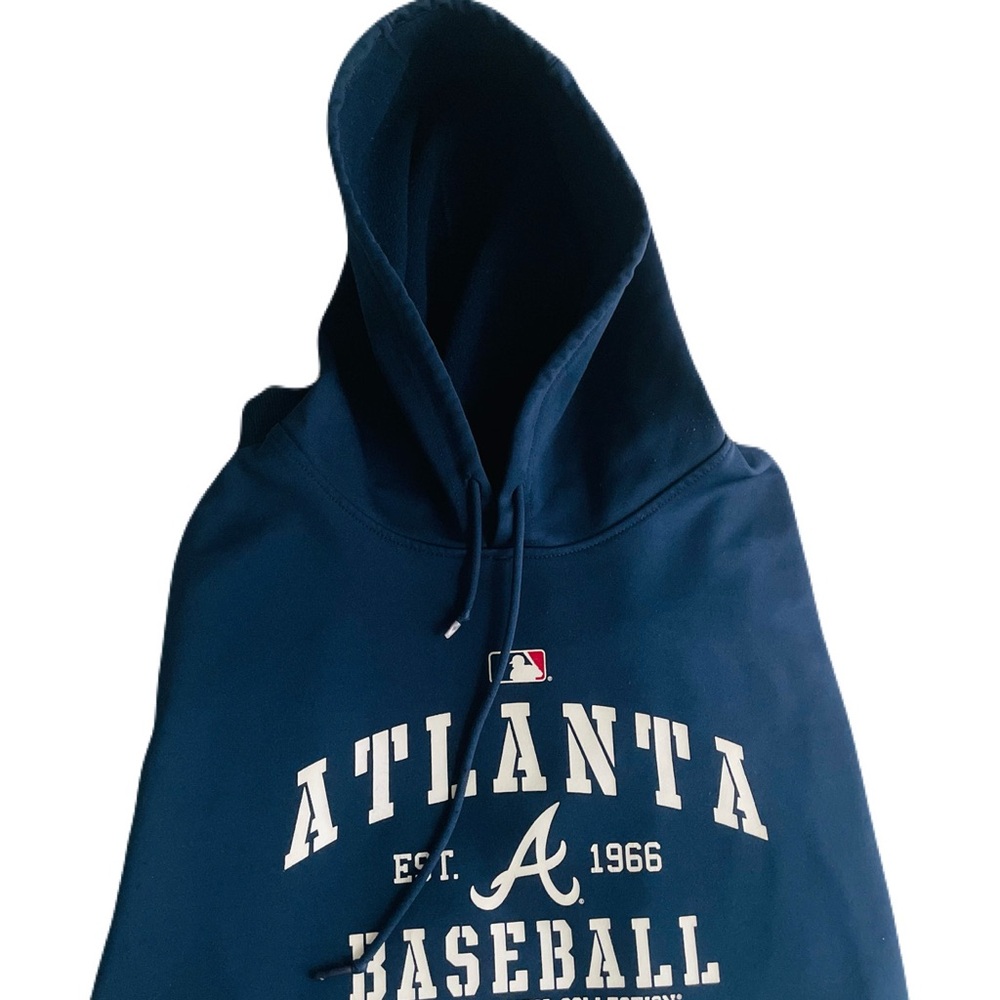 Atlanta Baseball Navy Hoodie